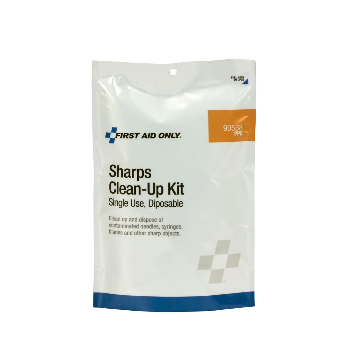 First Aid Only Sharps opprydningssett engangs kanyle