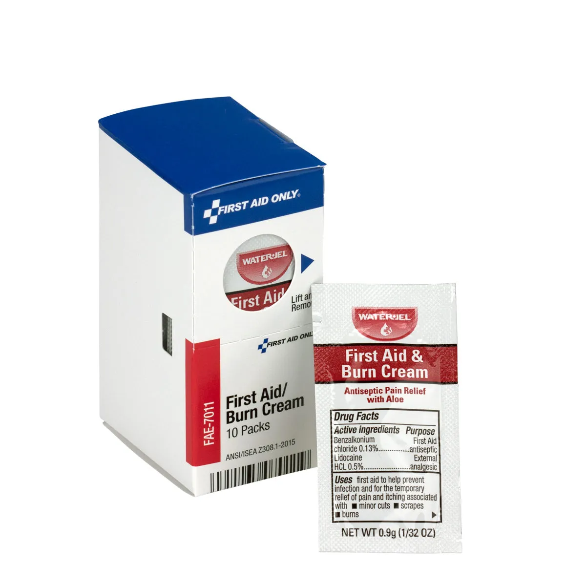 First Aid Only SmartCompliance brannskadekrem 10 stk gelposer