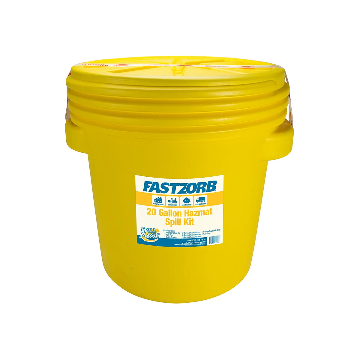 First Aid Only FASTZORB saneringssett 20 gallon hazmat