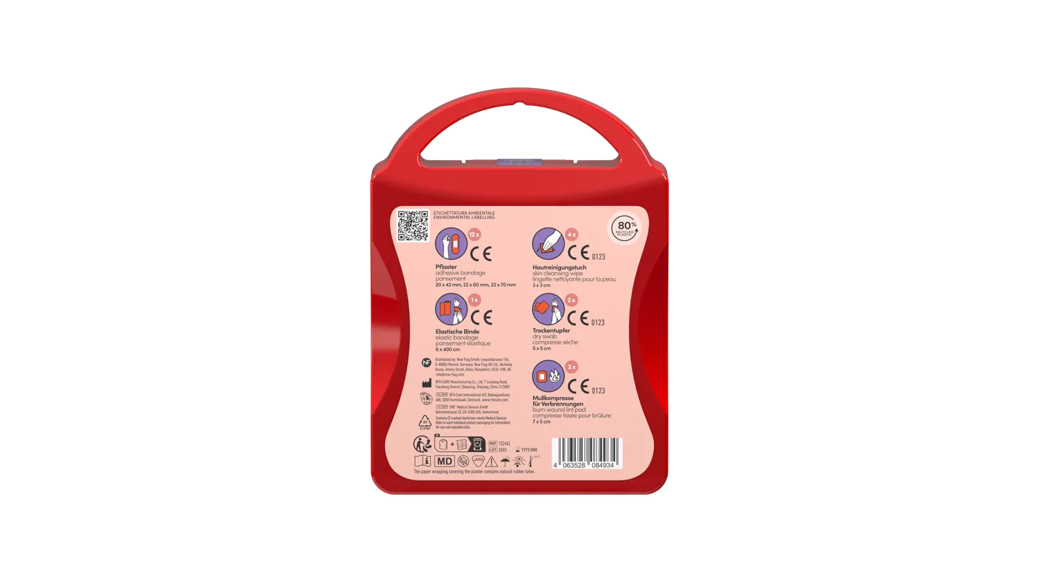 Wild Stripes Travel Essentials Kit reisesett plaster 21 deler førstehjelp