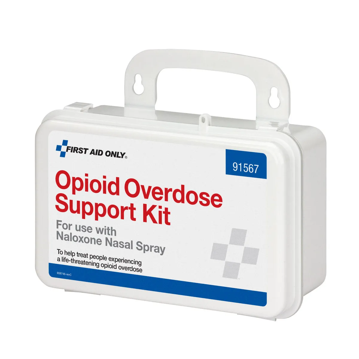 First Aid Only opioid beredskapssett plast uten nalokson