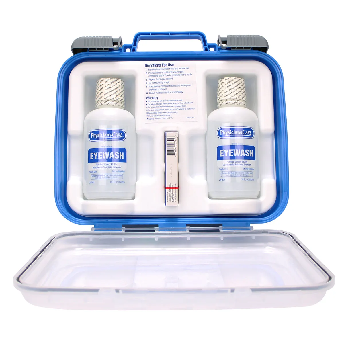 First Aid Only Mobile Eyewash Station øyeskyll 6 deler bærbar