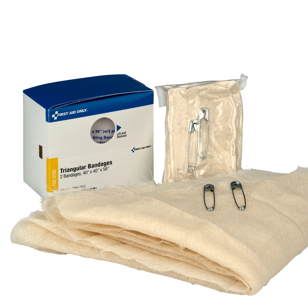 First Aid Only SmartCompliance trekantbandasje 2 stk