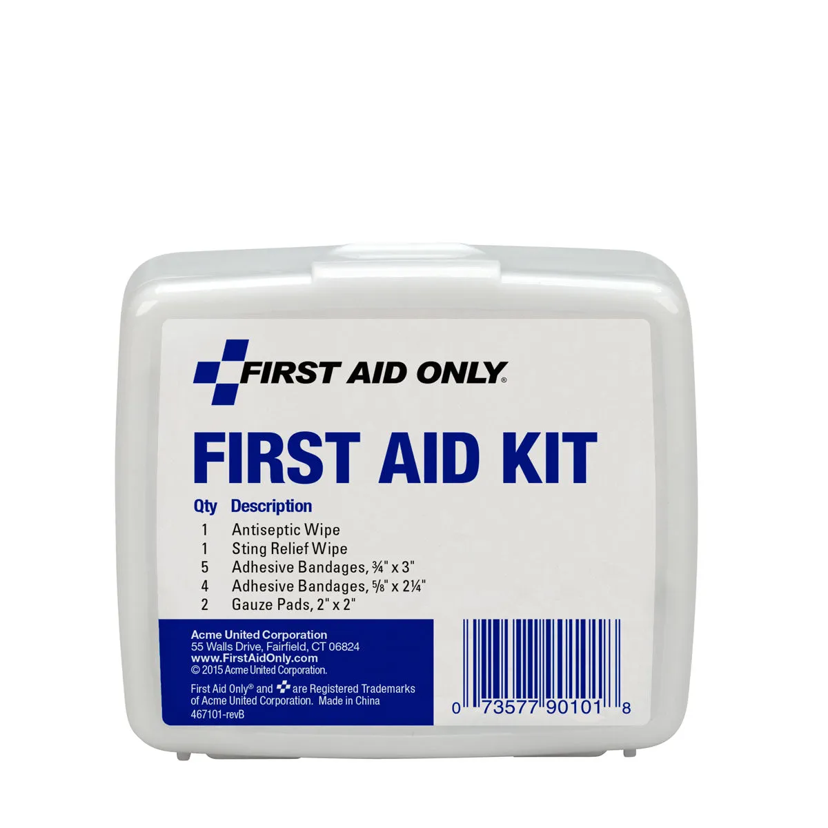 First Aid Only Personal førstehjelpssett 13 deler mini plastboks