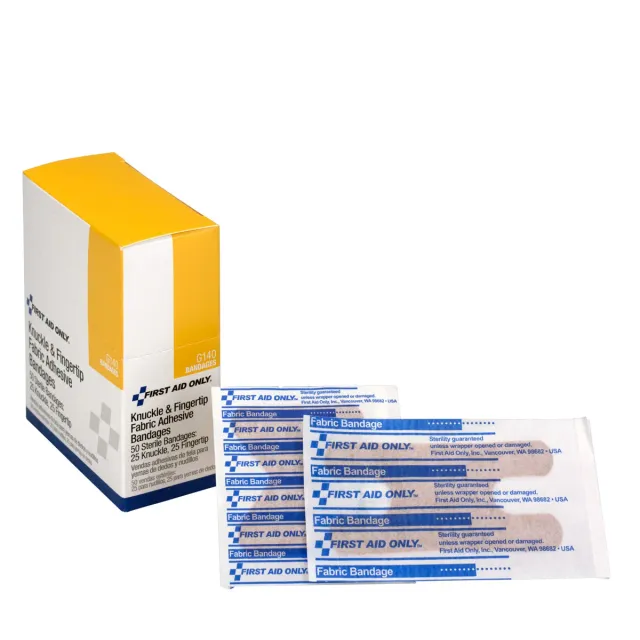 First Aid Only Plaster stoff fingertupp/knoke 50 stk