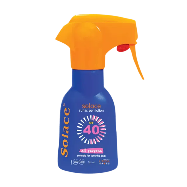 Burnshield Solace SPF40 solkrem 125 ml allround