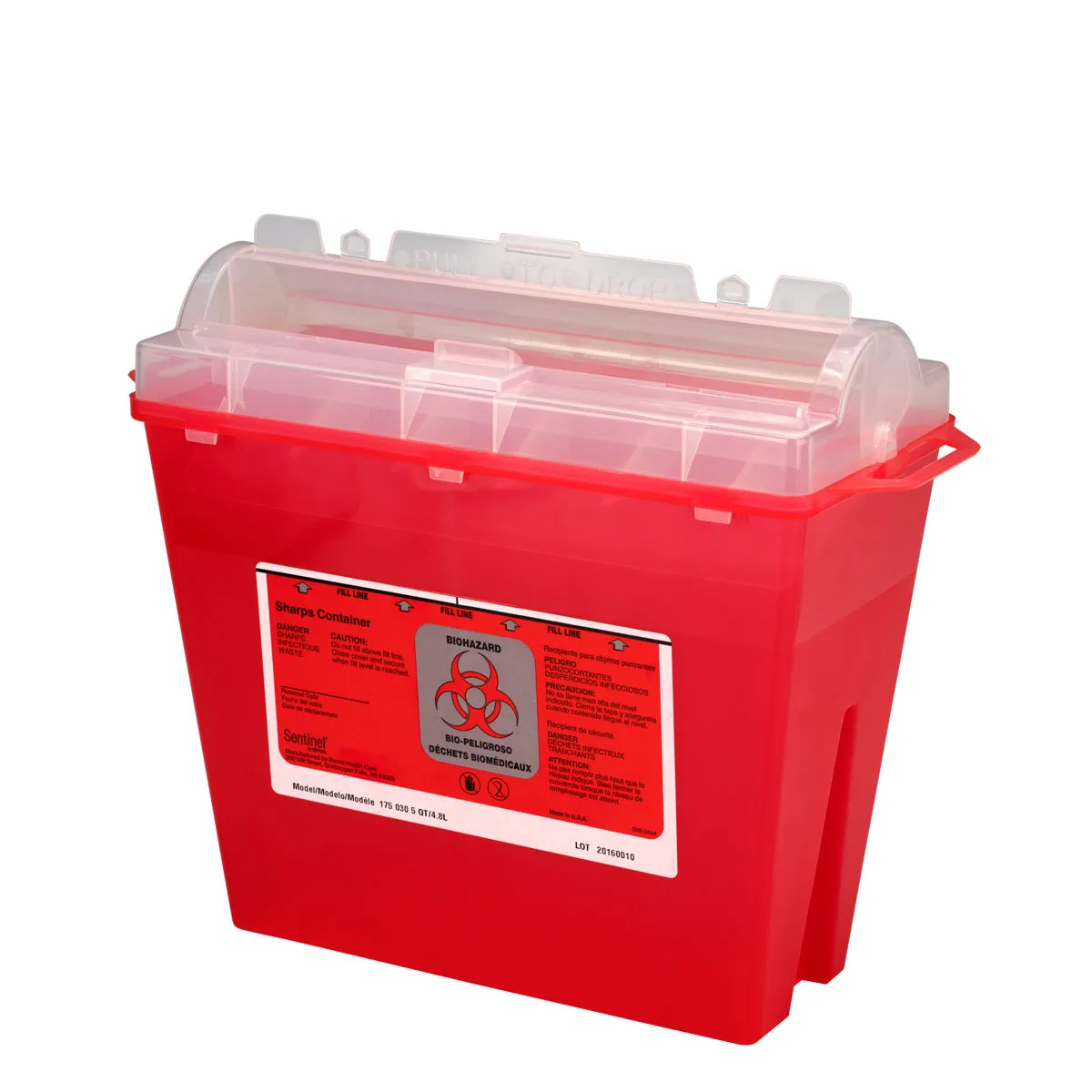 First Aid Only Sharps Container kanyleboks 4,7 liter