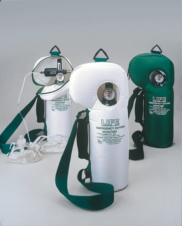 First Aid Only Oxygen Tank Soft Pac oksygensett 6 og 12 LPM