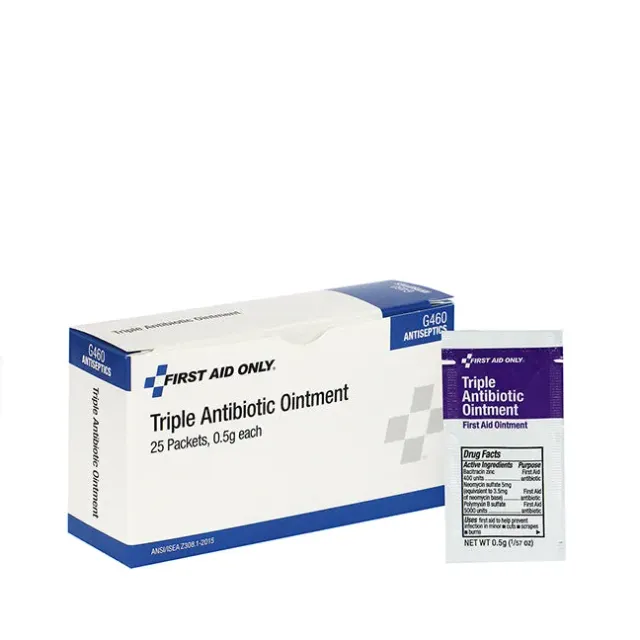First Aid Only Triple Antibiotic Ointment salve 25 stk sår