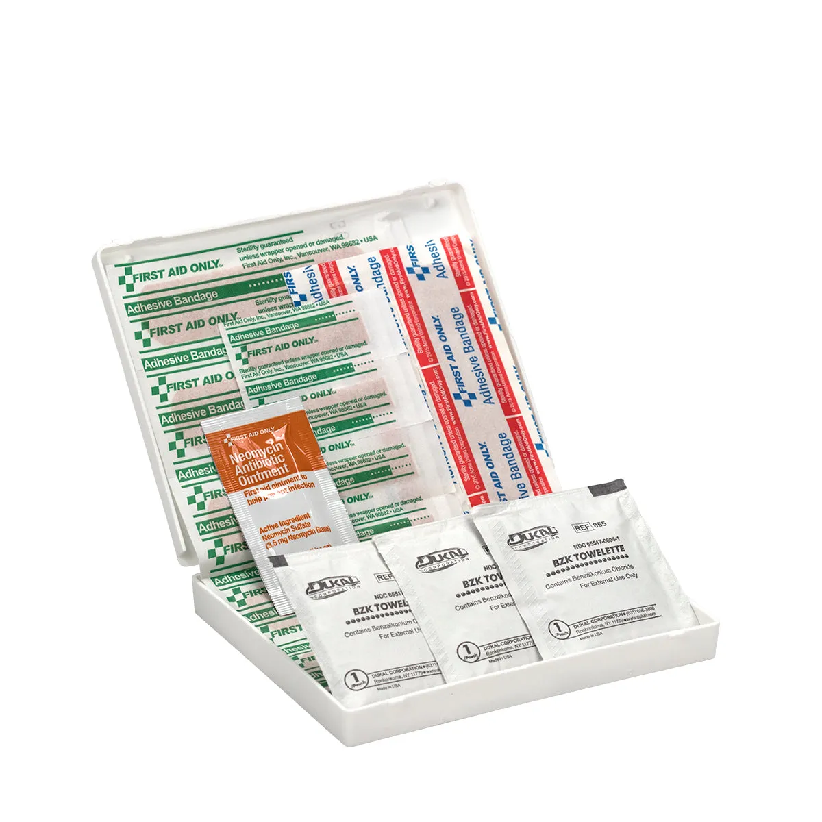 First Aid Only 16 Piece Travel førstehjelpssett plastboks
