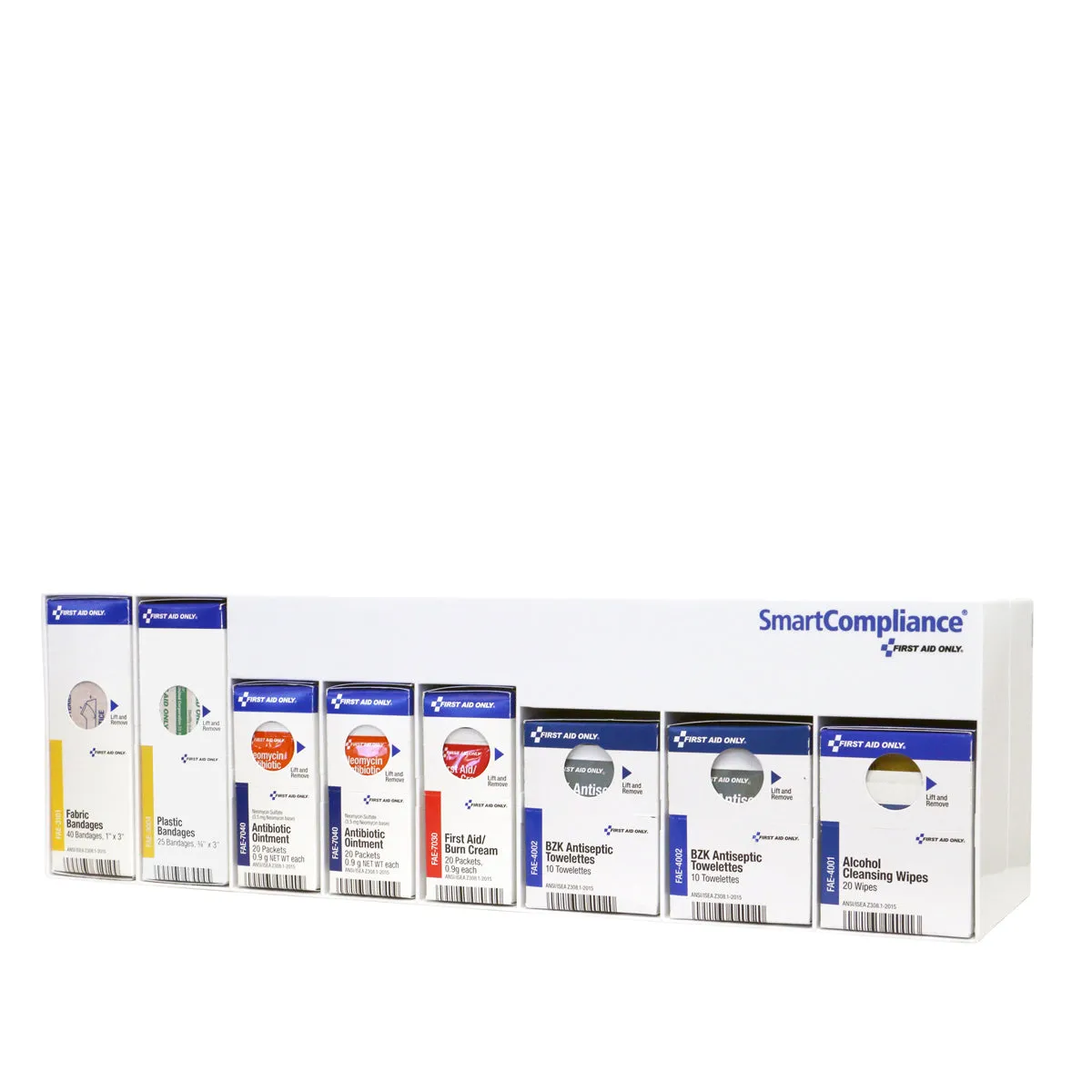 First Aid Only Clean Treat Protect plasterstasjon vegg SmartCompliance