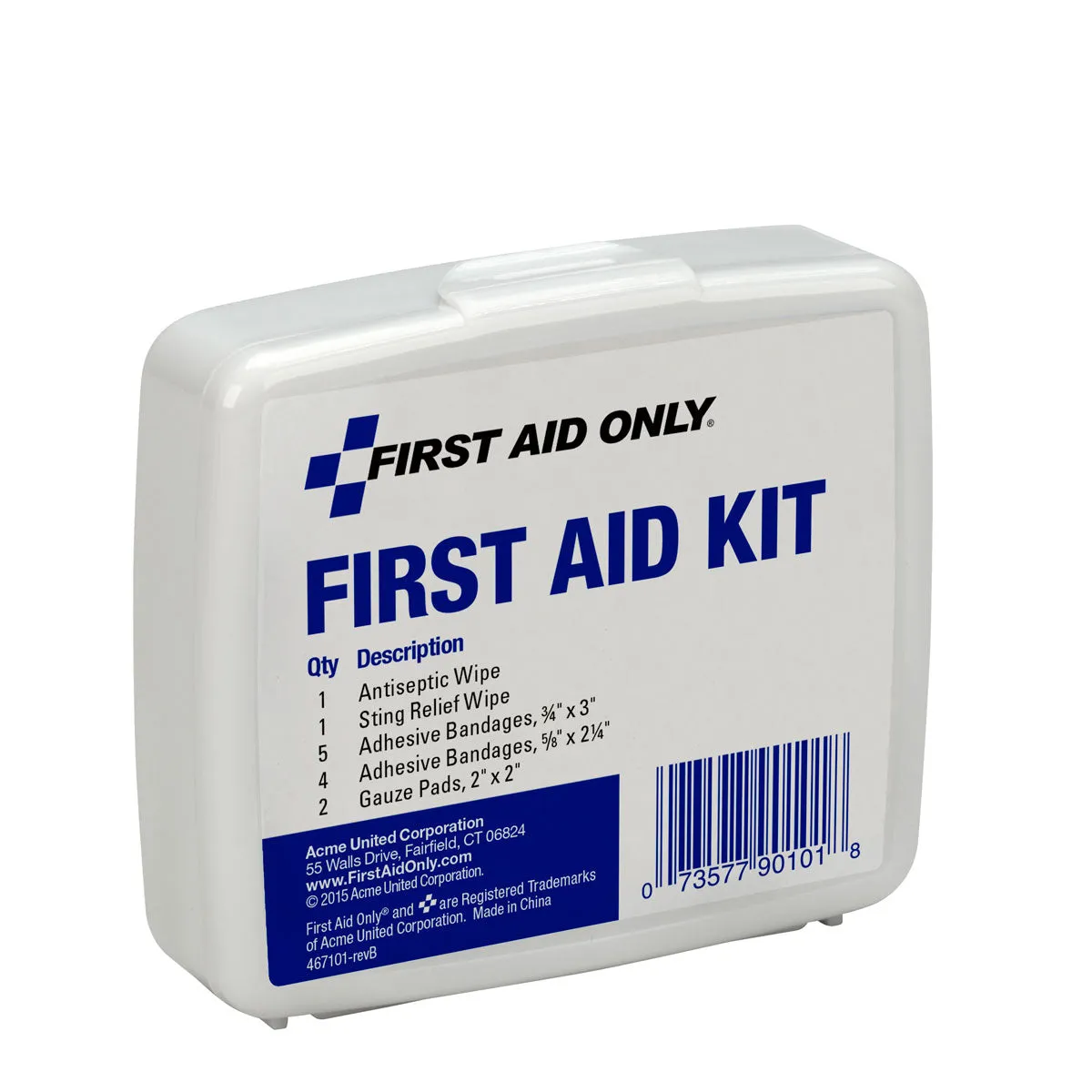 First Aid Only Personal førstehjelpssett 13 deler mini plastboks