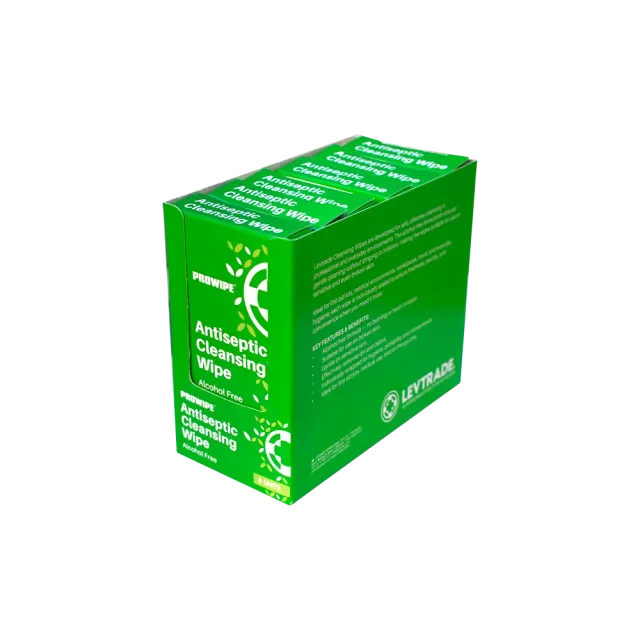 Burnshield antiseptiske renseservietter alkoholfri eske