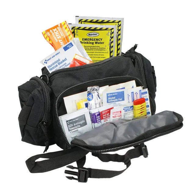 First Aid Only overlevelsessett 3 dager svart 73 deler mat