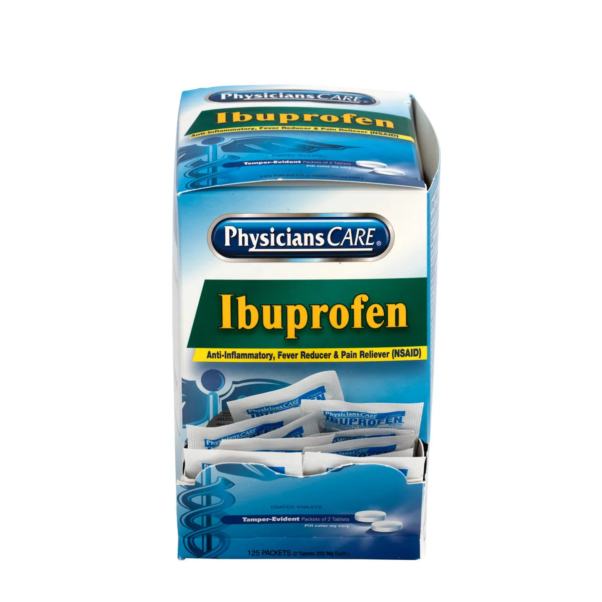 First Aid Only PhysiciansCare Ibuprofen tabletter 200 mg 125 poser