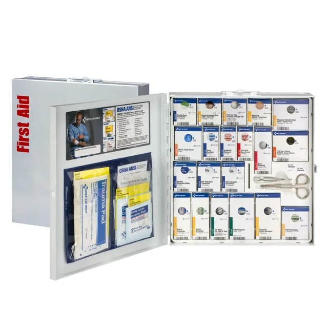 First Aid Only SmartCompliance førstehjelpsskap 50 personer metall