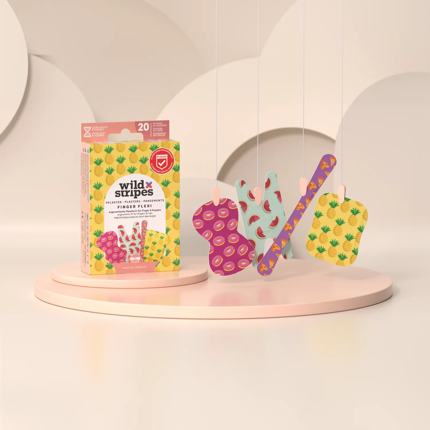 Wild Stripes Finger Flexi Food fingerplaster 20 stk