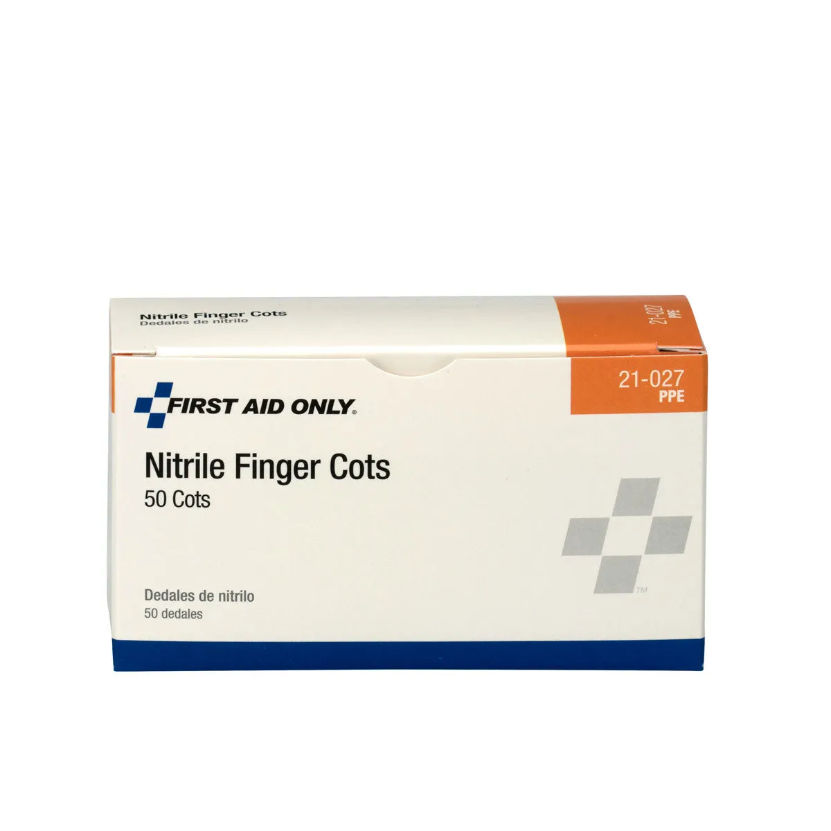First Aid Only Nitrile Finger Cots fingerhette 50 stk blå lateksfri