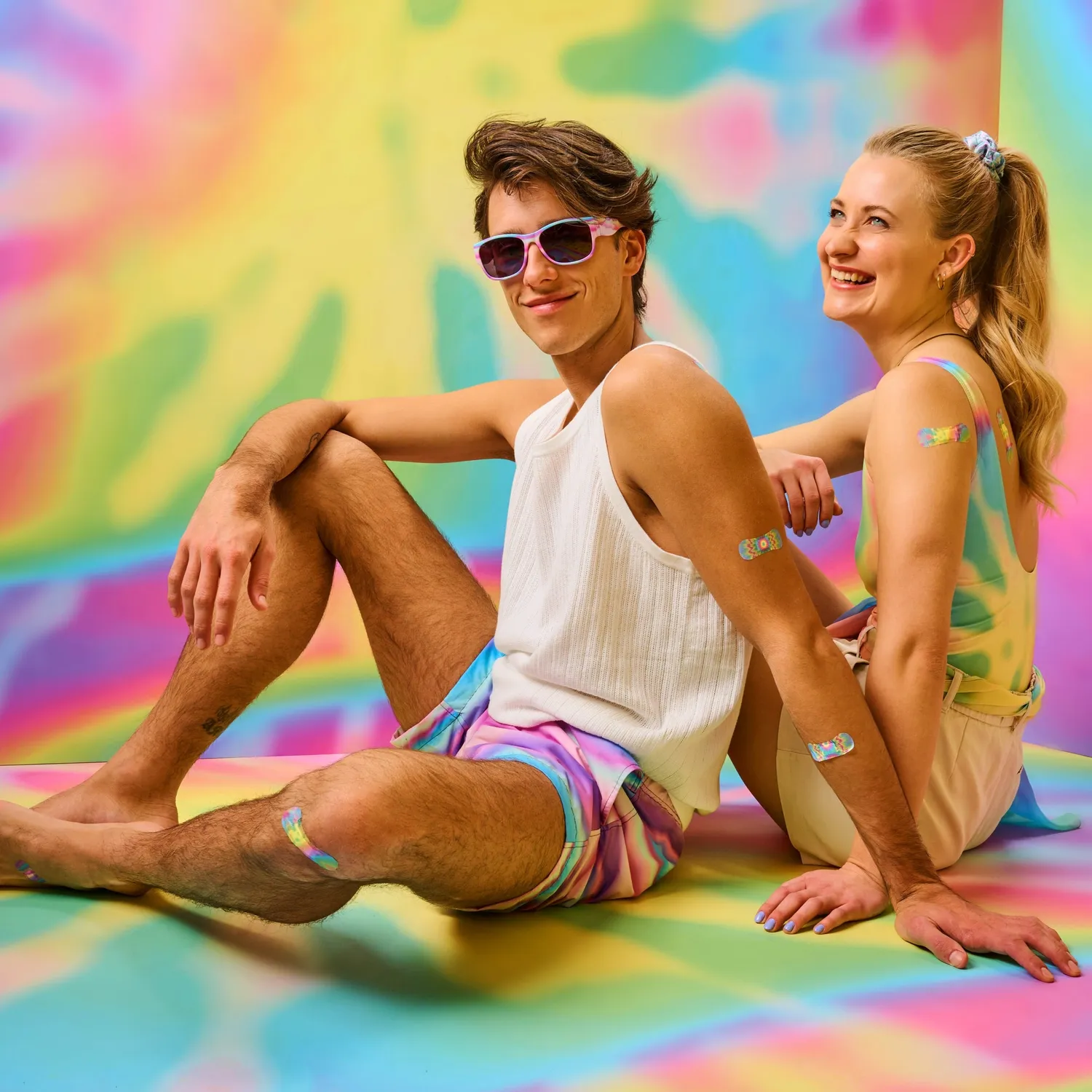 Wild Stripes Waterproof Secure Rainbow plaster 20 stk vanntett