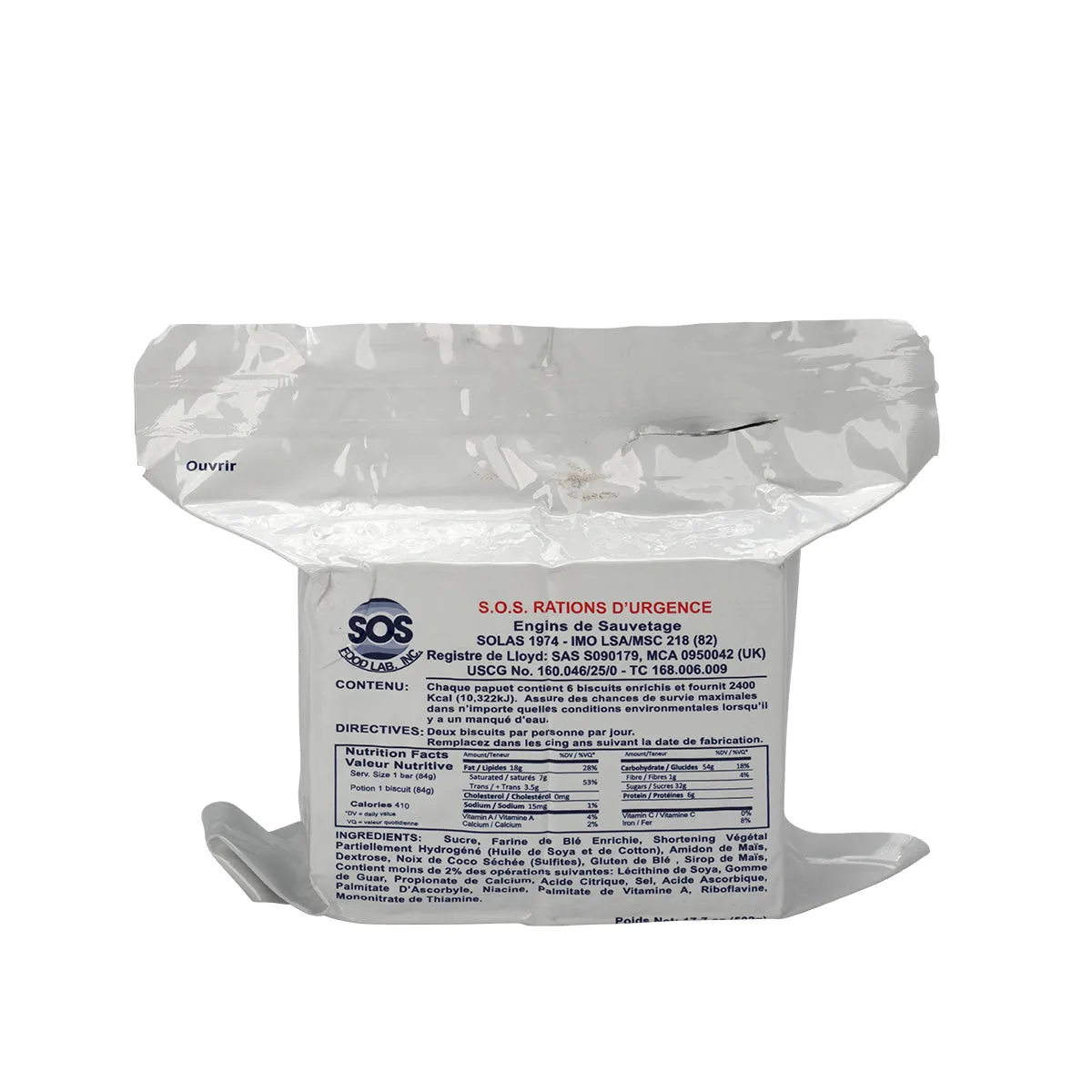First Aid Only Emergency Food nødmat rasjon 2400 kcal