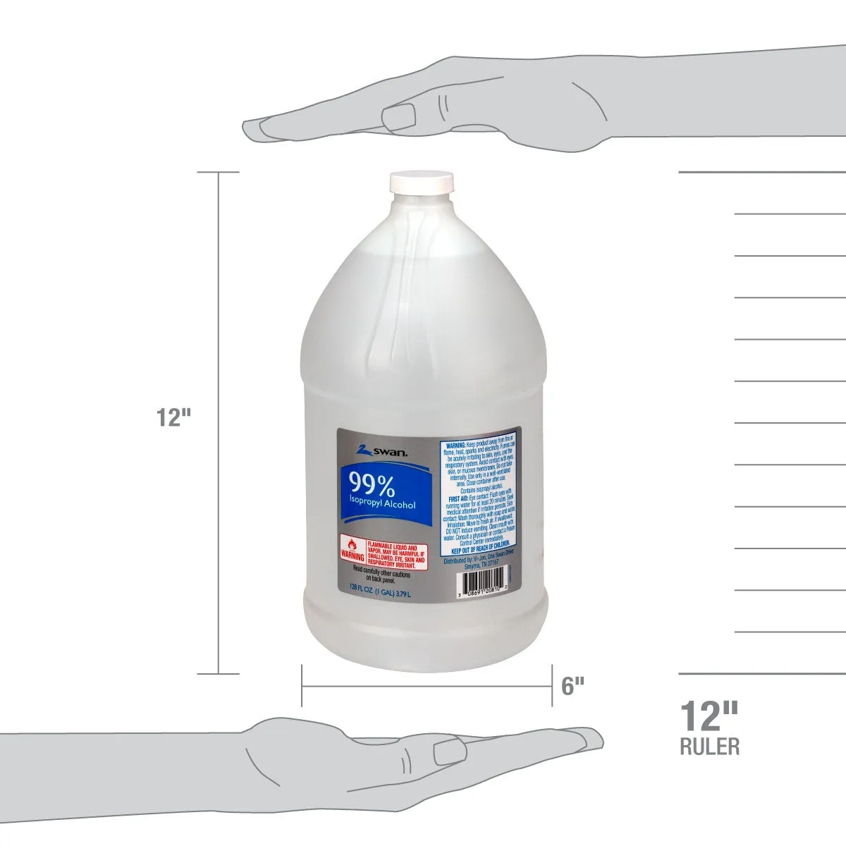 First Aid Only Alcohol 99% isopropanol 3,8 L antiseptisk