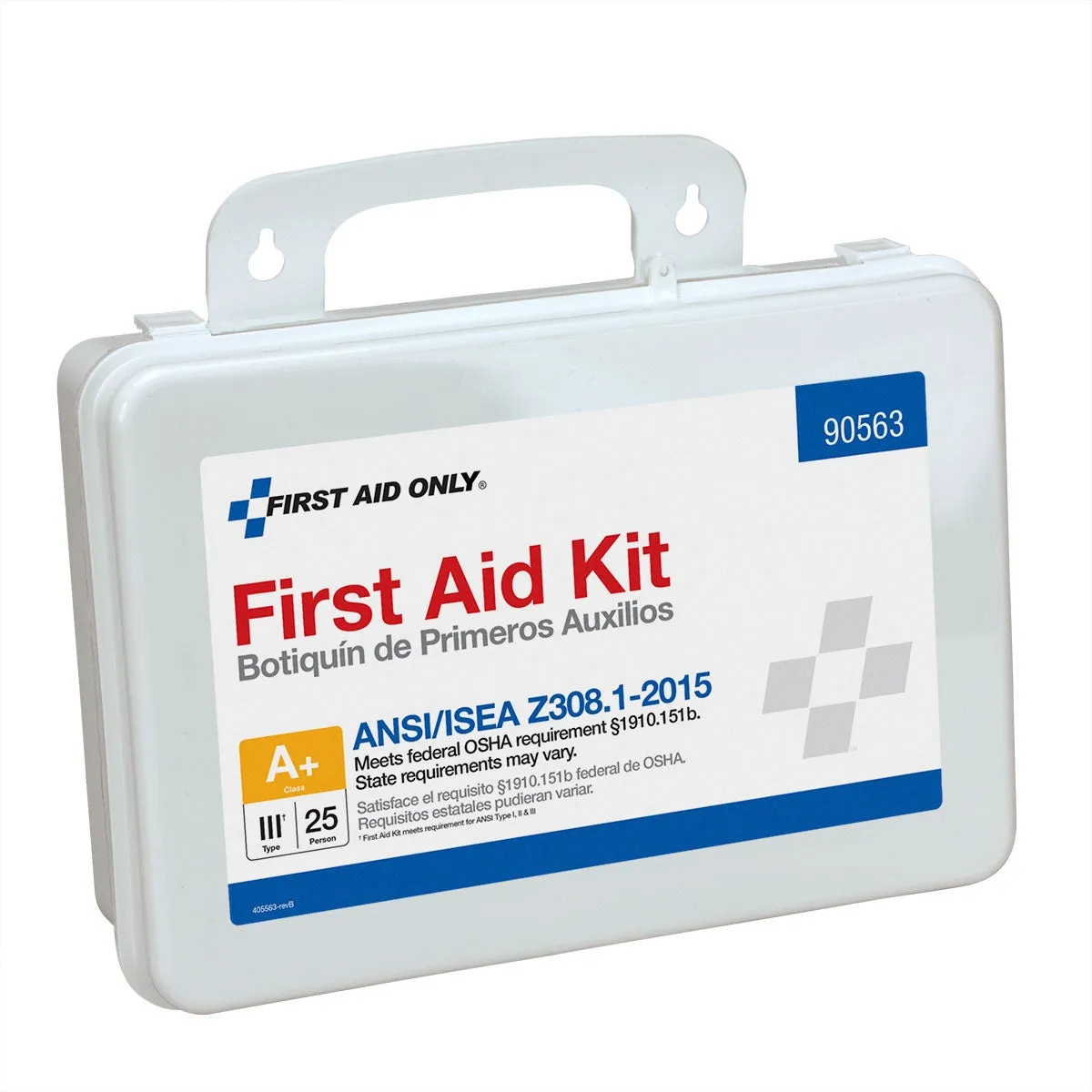 First Aid Only 25 Person ANSI A+ Type III førstehjelpsskrin 141 deler
