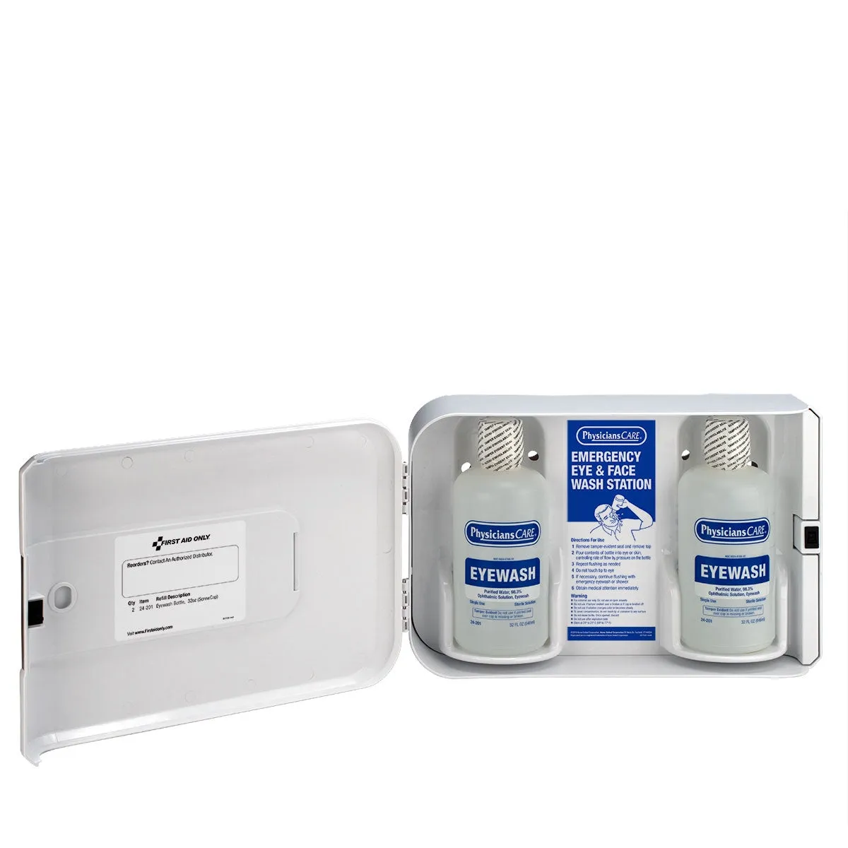 First Aid Only SmartCompliance Complete øyeskyllestasjon 2 flasker