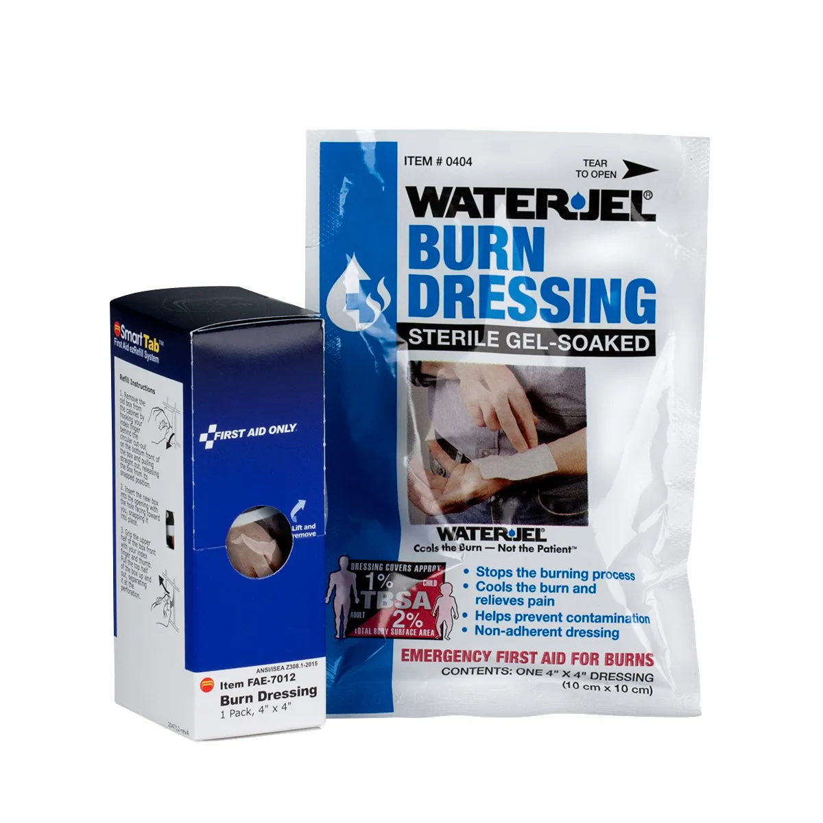 First Aid Only SmartCompliance 4x4 brannskadebandasje 1 stk gel