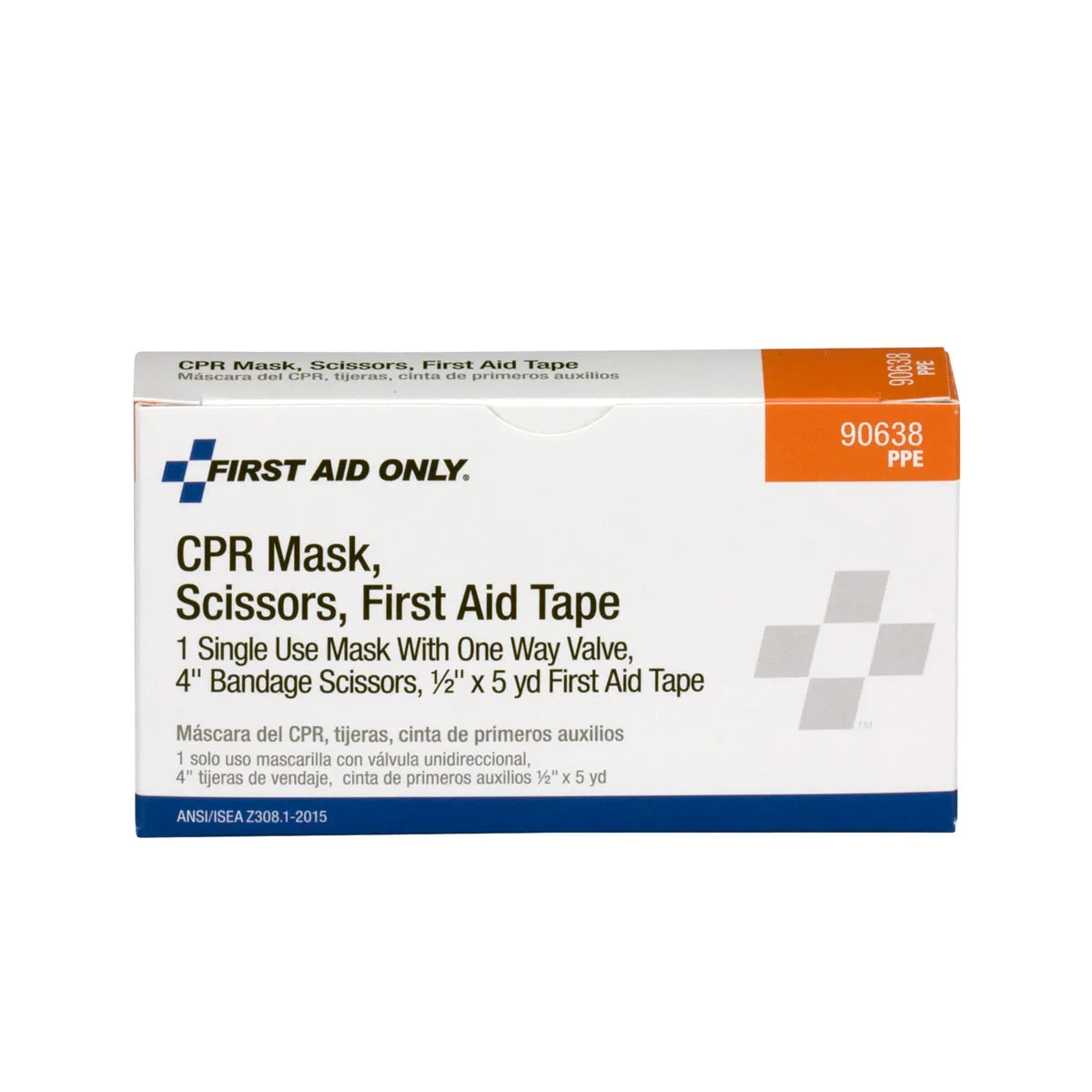 First Aid Only CPR Mask cpr-sett 1-pk maske saks tape