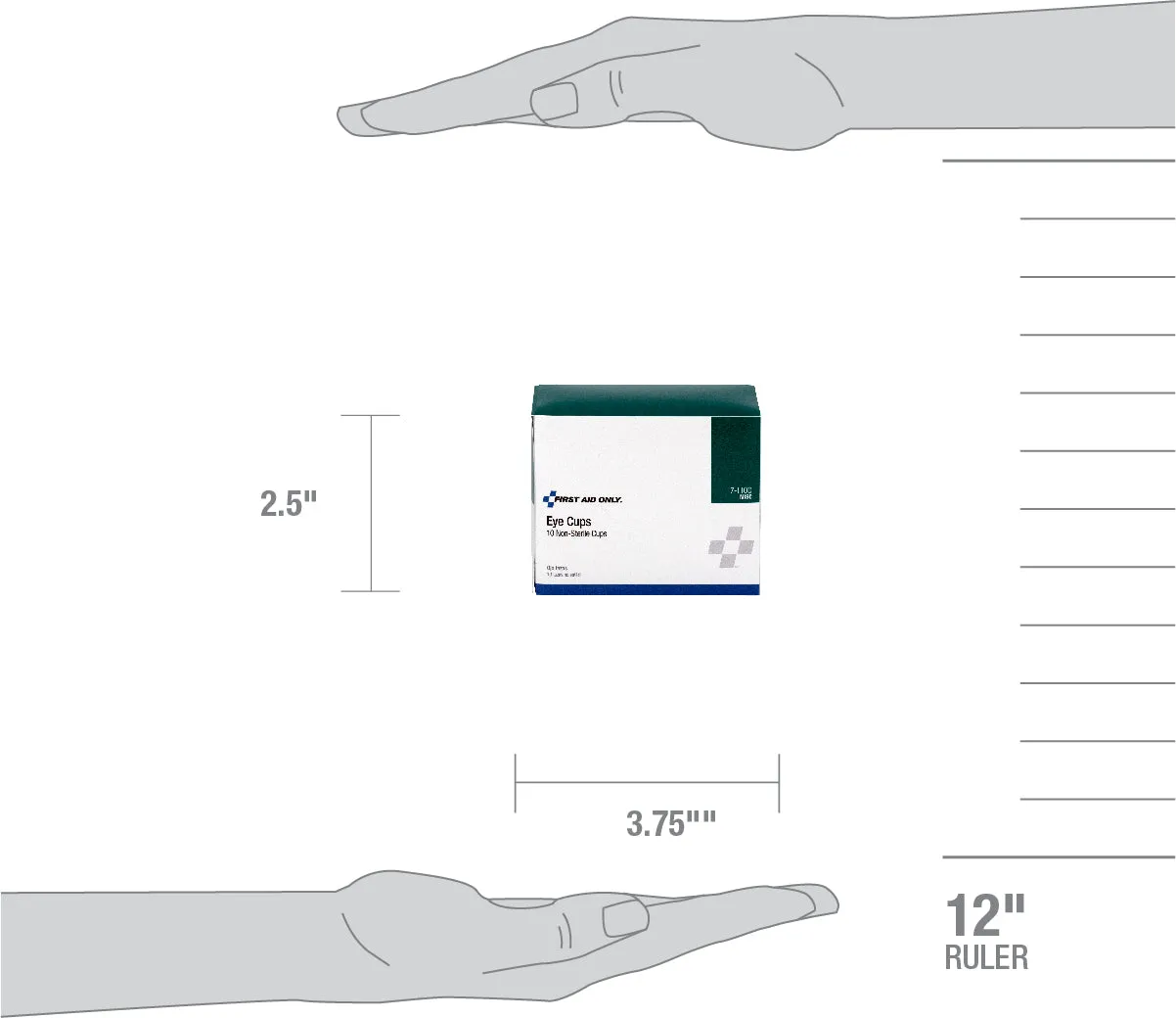 First Aid Only Eye Cups øyekopper 10 stk usterile