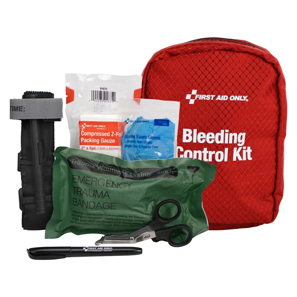 First Aid Only Bleeding Control blødningsstopp sett pose