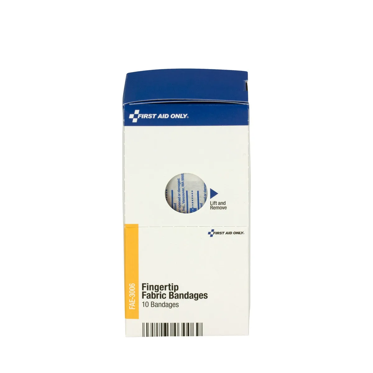 First Aid Only SmartCompliance fingertupp plaster stoff 10-pk