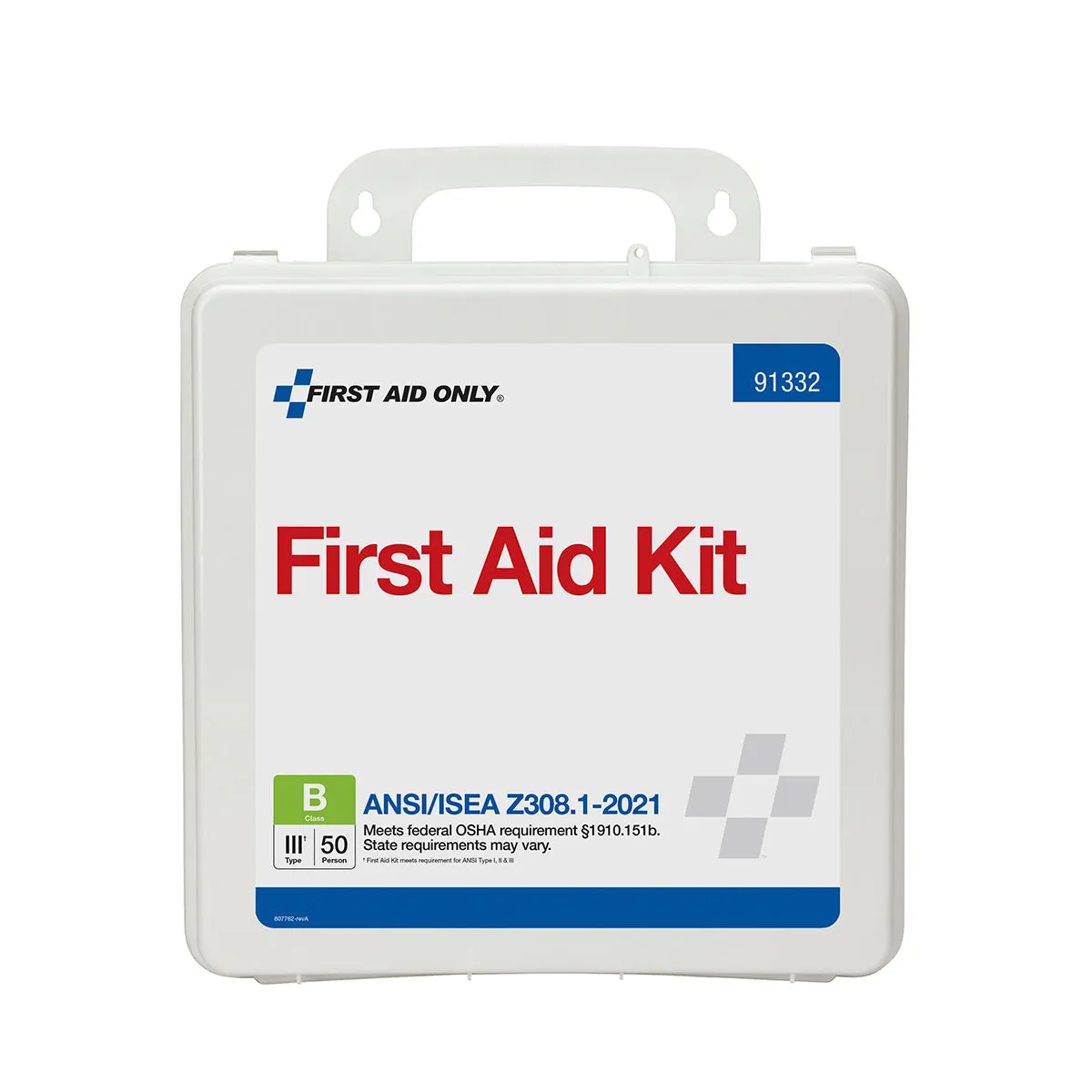 First Aid Only ANSI B førstehjelpsskrin 50 pers 210 deler