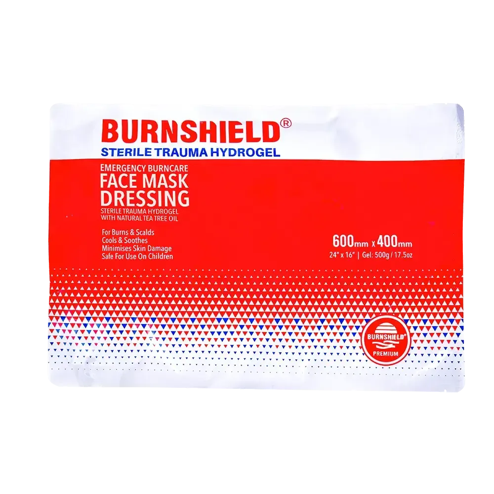 Burnshield Face Mask ansiktsmaske brannskade steril