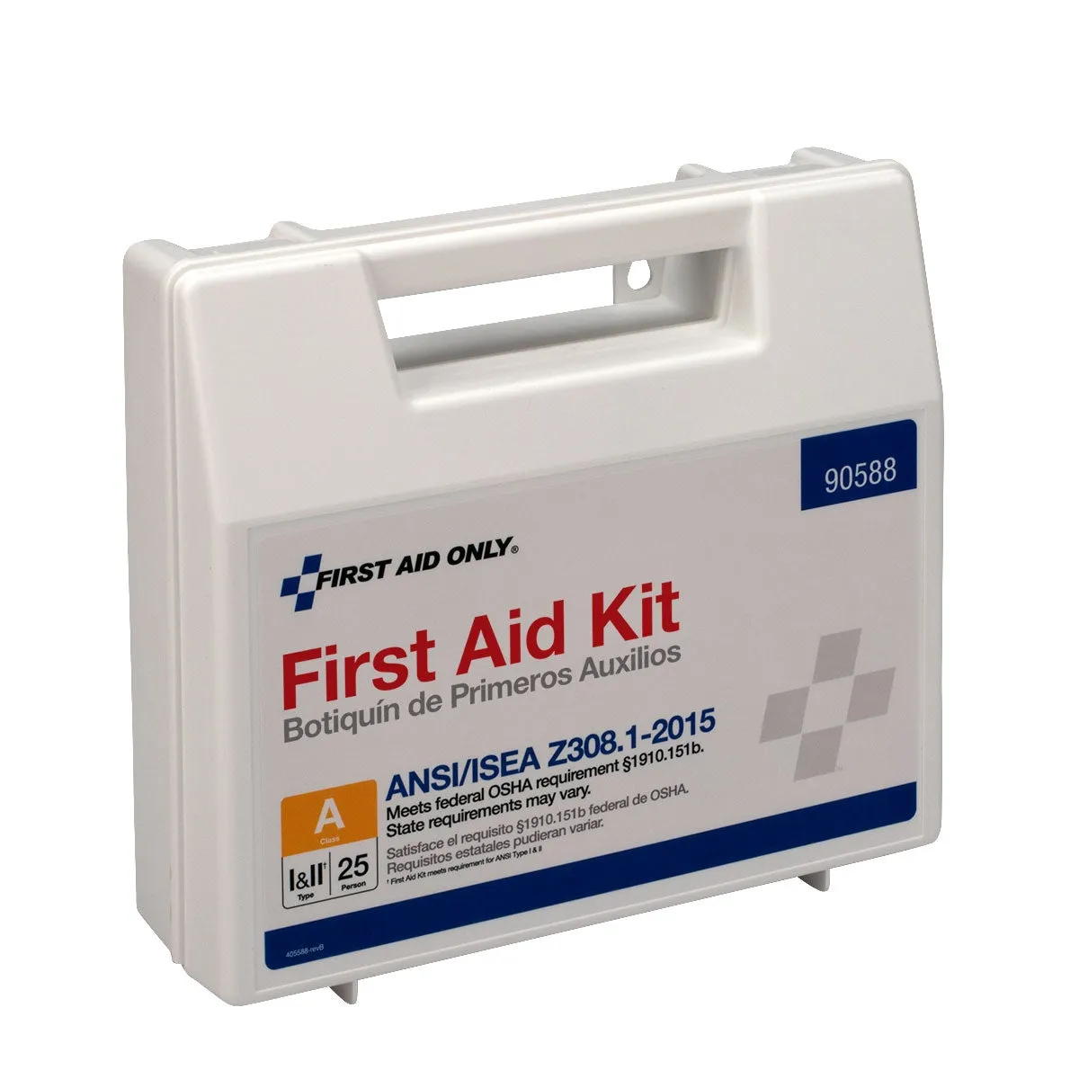 First Aid Only 25 Person førstehjelpsskrin 89 deler plast