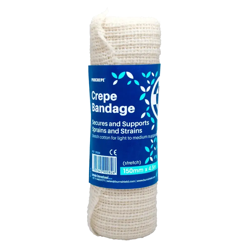 Burnshield Crepe støttebandasje 100 mm lett støtte