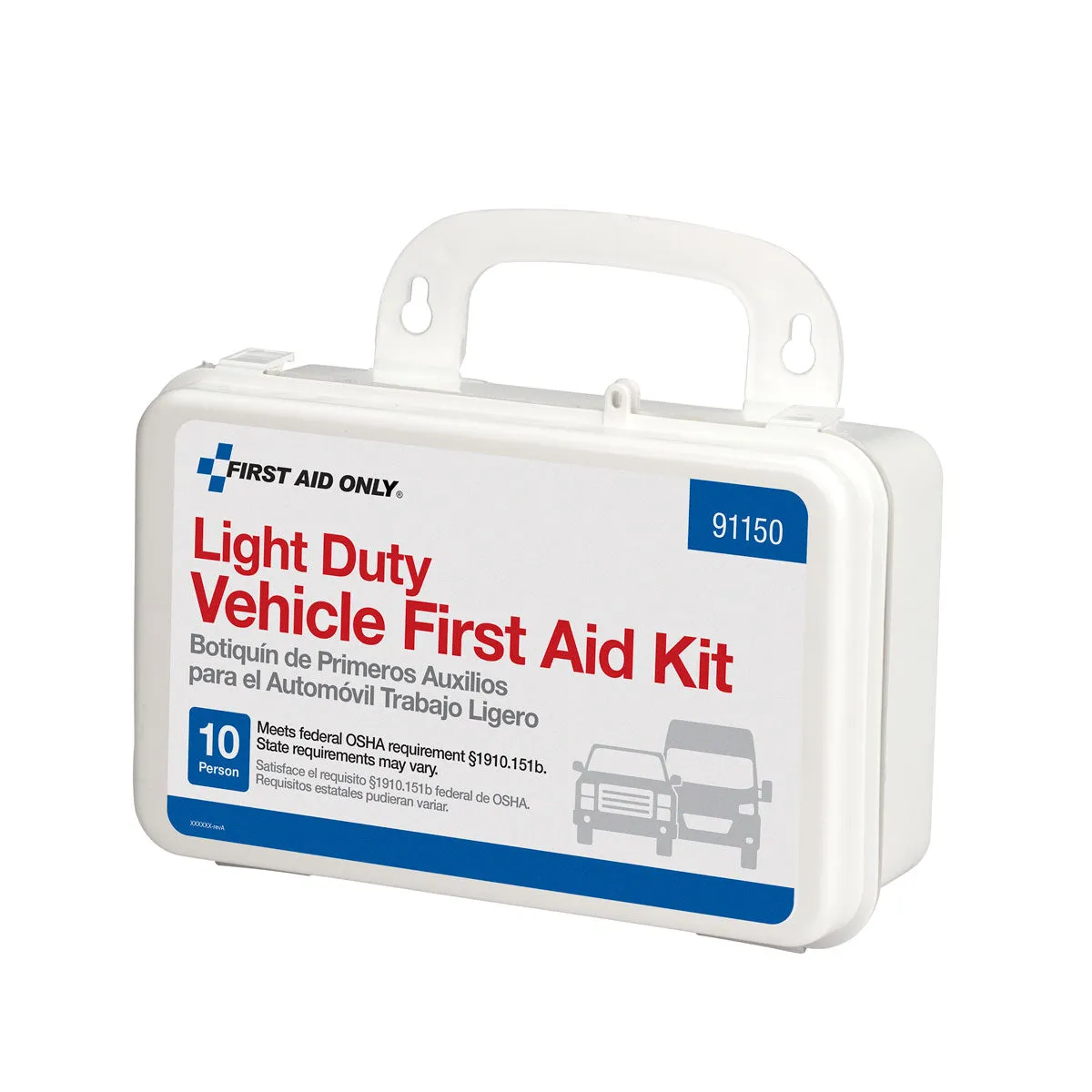 First Aid Only 10-Person Plastic Light Duty Vehicle førstehjelpsskrin 89 deler