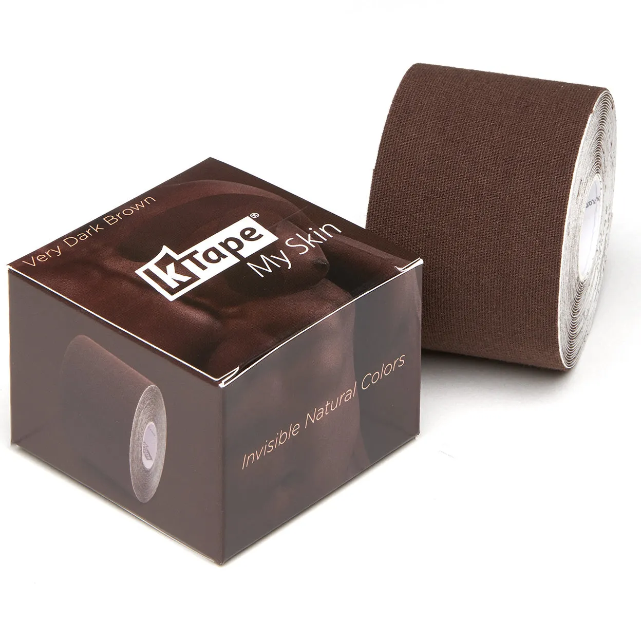 K-tape My Skin kinesiologitape 5cmx5m very dark brown