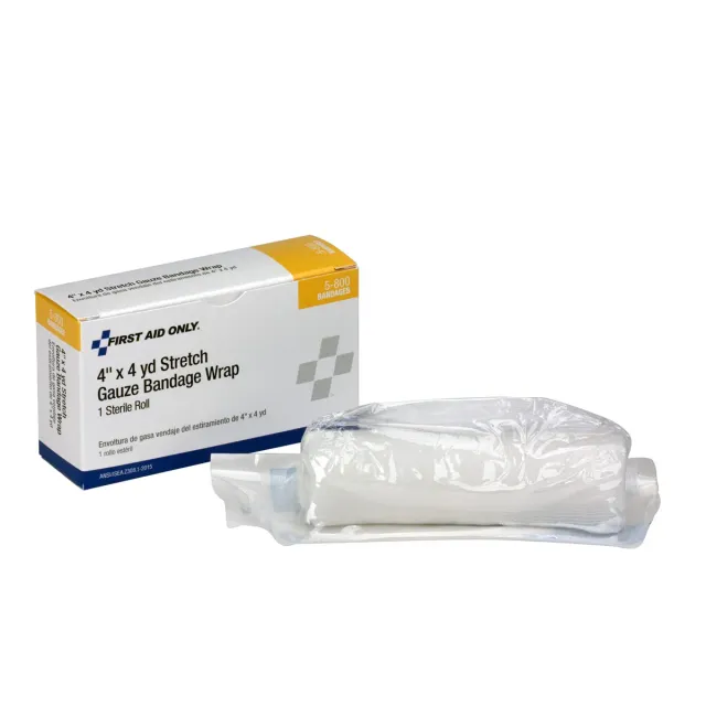 First Aid Only steril gasbindrull 10x366 cm lateksfri