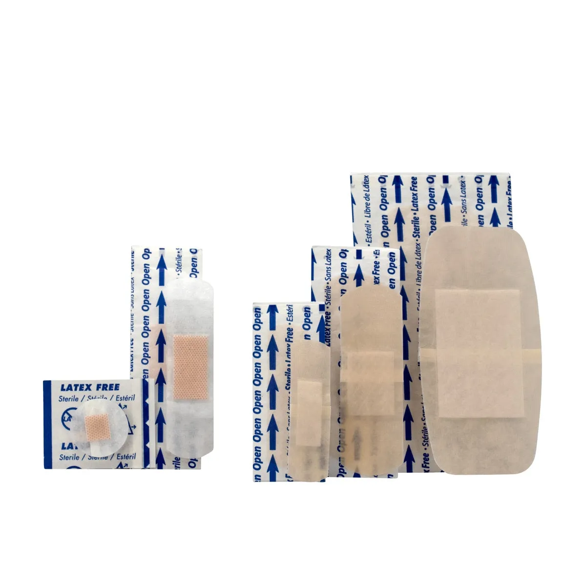First Aid Only Sheer & Clear plaster 280 stk assortert