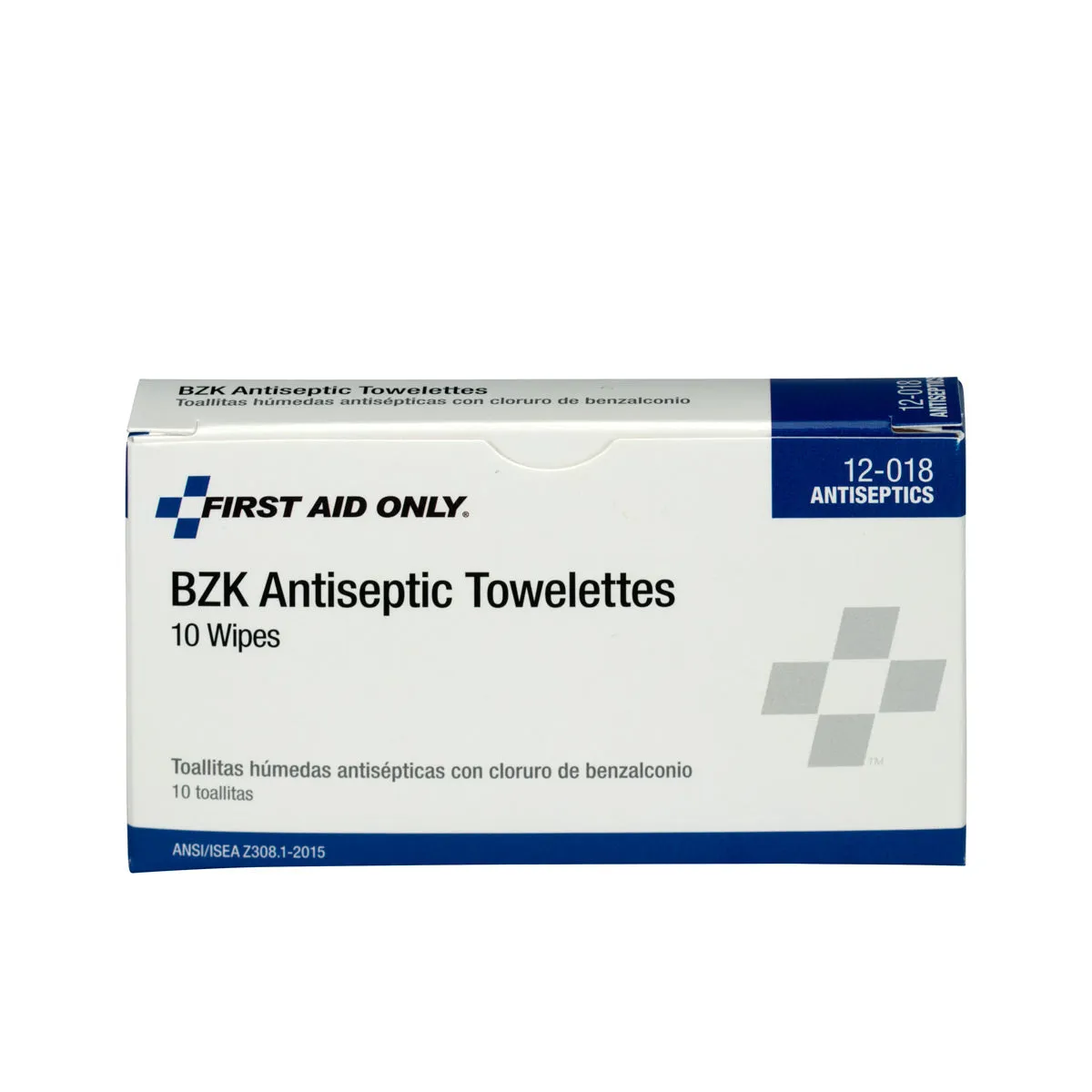 First Aid Only BZK antiseptiske servietter 10-pakn sårrens
