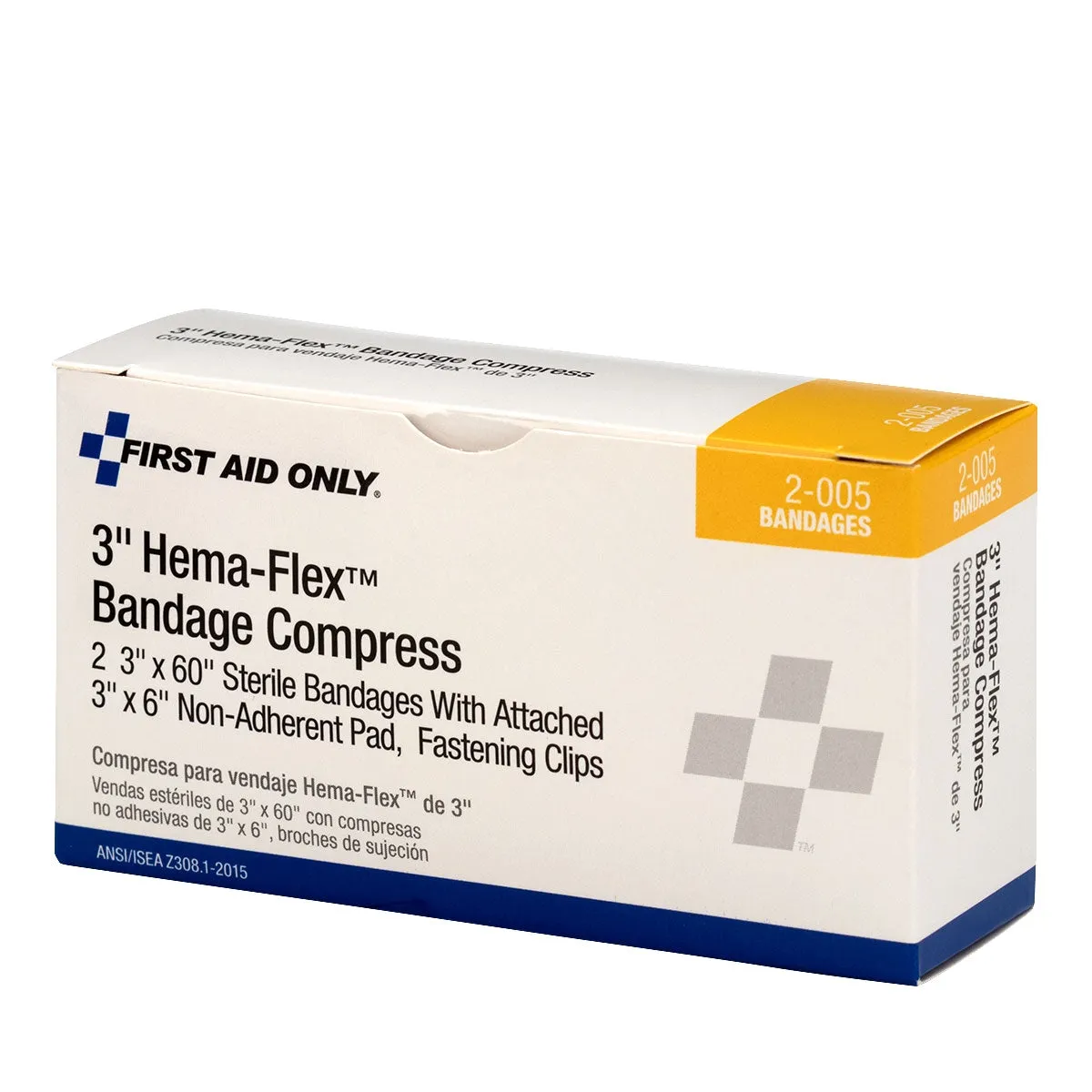 First Aid Only Hema-Flex 3" bandasjekompress 2-pk lateksfri