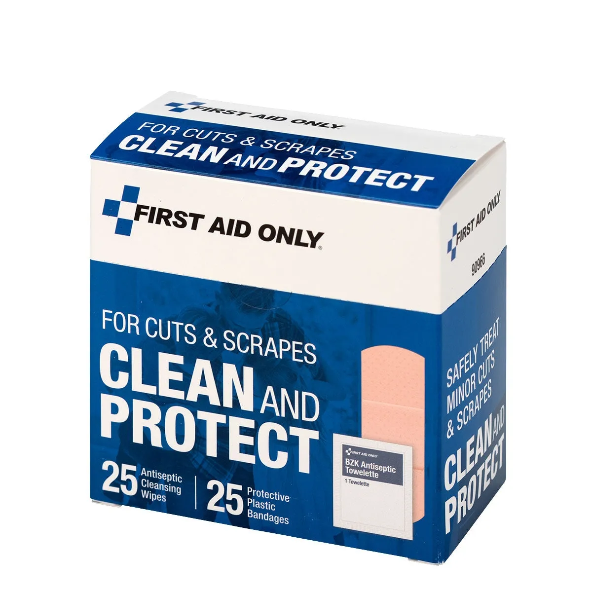 First Aid Only Clean Protect sårstellsett 50 deler rens