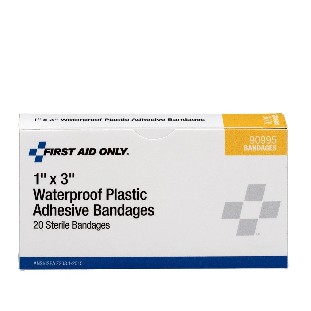 First Aid Only vanntett plaster 2,5x7,6 cm 20-pk plast