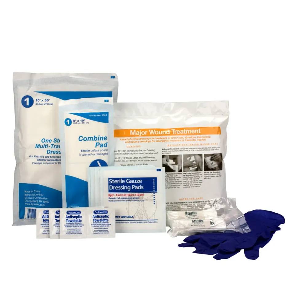 First Aid Only Triage Pack førstehjelpssett 22 deler store sår