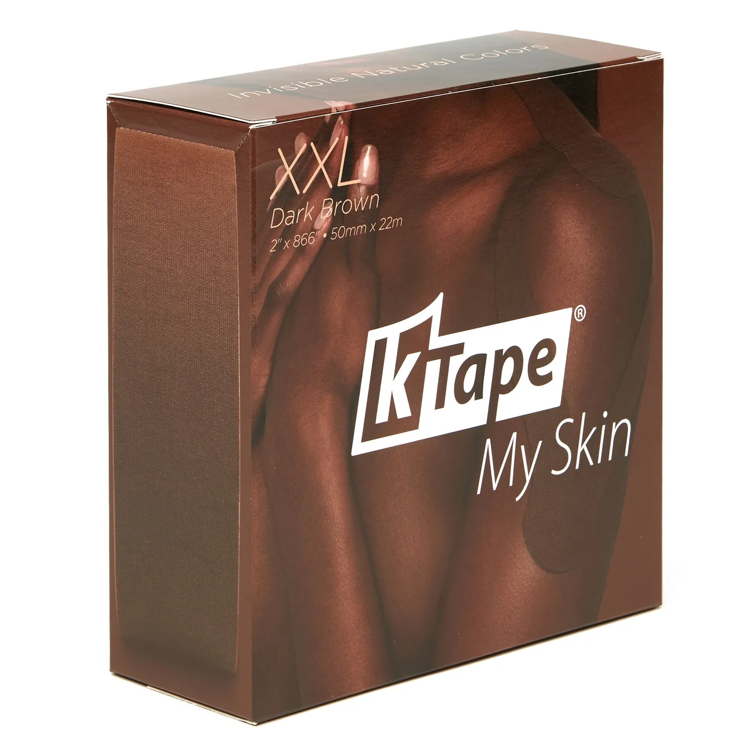 K-tape My Skin kinesiologitape 5 cm x 22 m mørkebrun