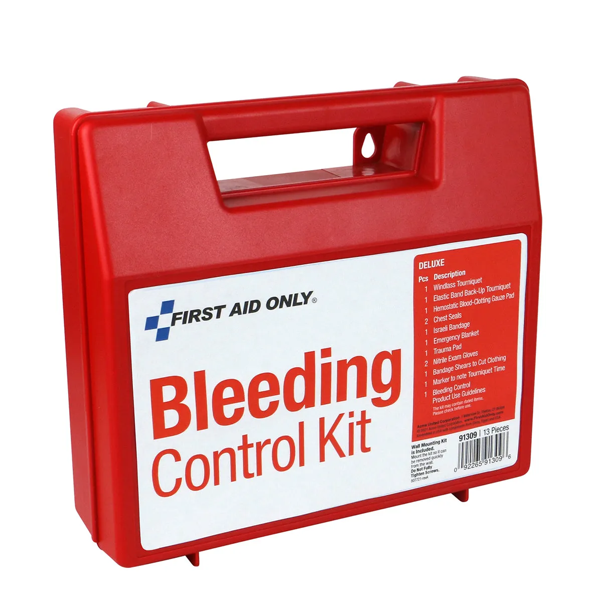 First Aid Only Bleeding Control veggstasjon blødningsstopp deluxe