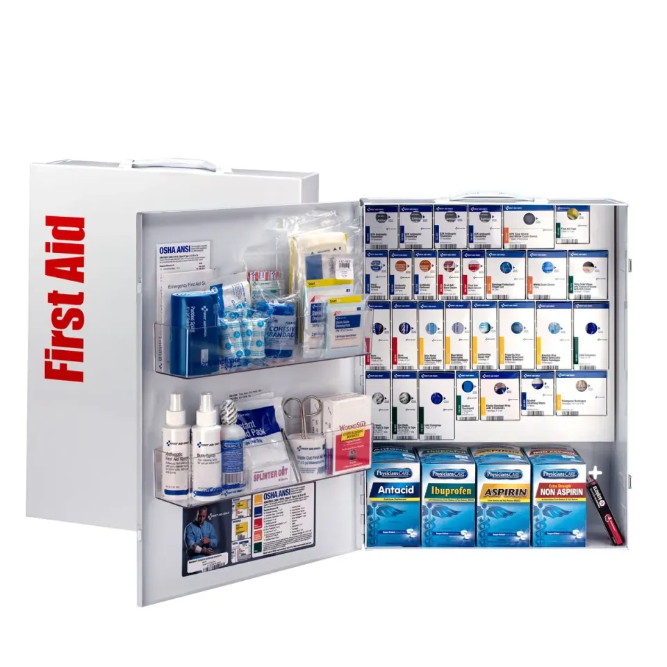 First Aid Only SmartCompliance skap XL 150 pers stål mat