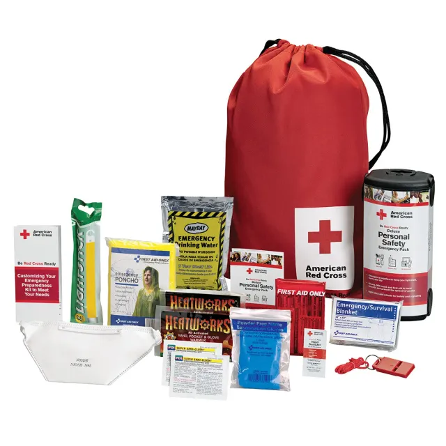 First Aid Only Red Cross Deluxe beredskapssekk ryggsekk