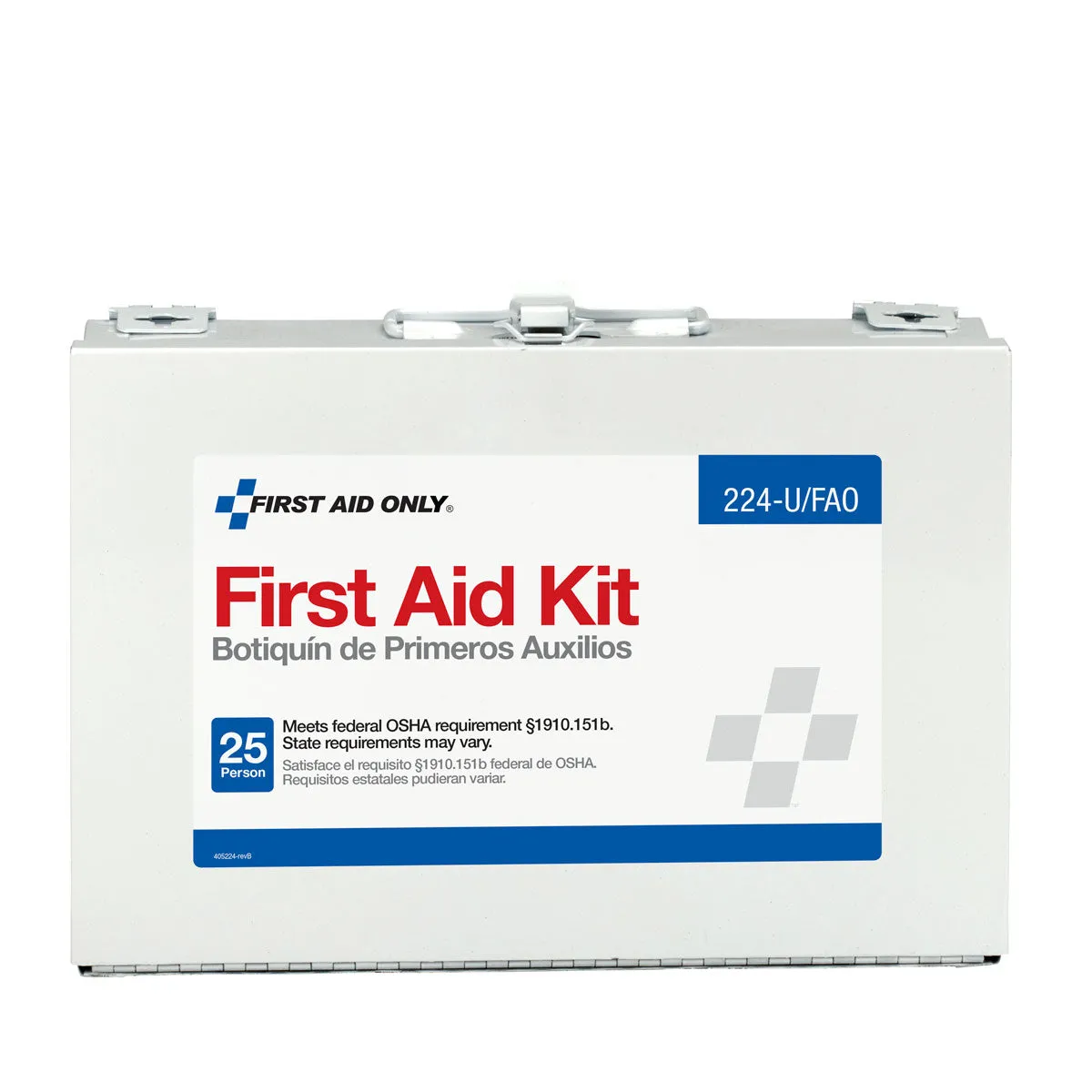 First Aid Only 25 Person First Aid Kit førstehjelpsskrin metall